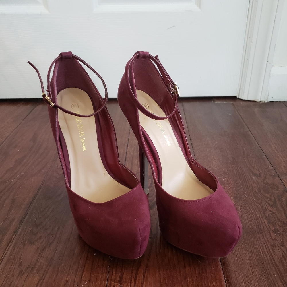 Burgundy Heels